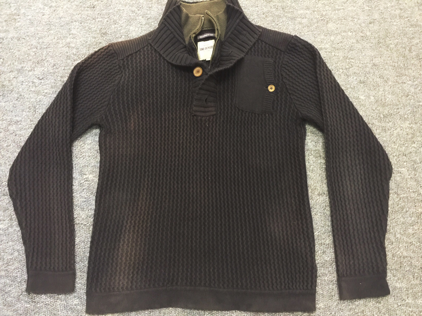 mans sweater